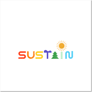 Sustain! Posters and Art